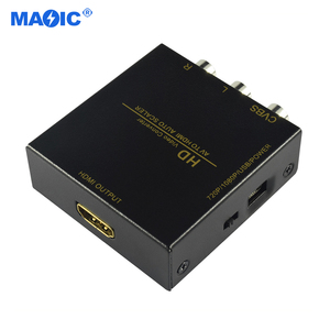 Audio Video Equipments 1080P Mini AV to <strong>HDMI</strong> RCA Composite CVBS <strong>Converter</strong> RCA to <strong>HDMI</strong> Adapter with USB Power Cable - Product Image 3