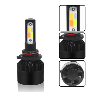En çok satan S2 araba ışık Led far lambaları 4 renk Led ampuller flaş Faro Luces Led H4 H11 H1 Led far