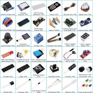 LAFVIN Super Starter Kit include atmega328p r3 , Breadboard , SG90 , 1602 IIC, ponticello con Tutorial per Arduino UNO SET