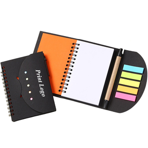 Bloc de notas impreso personalizado Bloc de notas Logotipo personalizado Notas adhesivas Cuaderno ecológico con bolígrafo - Product Image 1