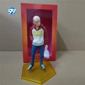 Bir yumruk adam sevimli Saitama <span class=keywords><strong>Sensei</strong></span> rahat Hoodie şekilli kalıp kutulu bebek süs Anime koleksiyon hediye