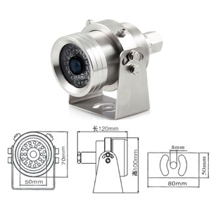 Cámara de red anticorrosión a todo color de 4.0MP carcasa IP POE 48V 12V cámara de seguridad a prueba de explosiones - Product Image 3