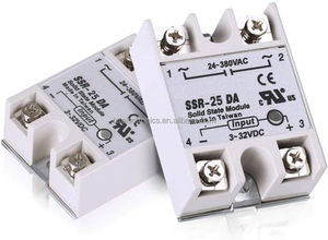 Solid State Relay SSR-25DA DC to AC <strong>Input</strong> 3-32VDC to <strong>Output</strong> 24-380VAC 25A Single Phase Semi-Conductor Relay <strong>Module</strong> in Stock - Product Image 2