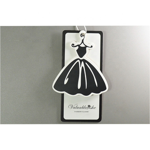 Etiquetas colgantes de ropa para niños de papel de cartón con logotipo personalizado de promoción puntual de alta calidad con cuerda - Product Image 6