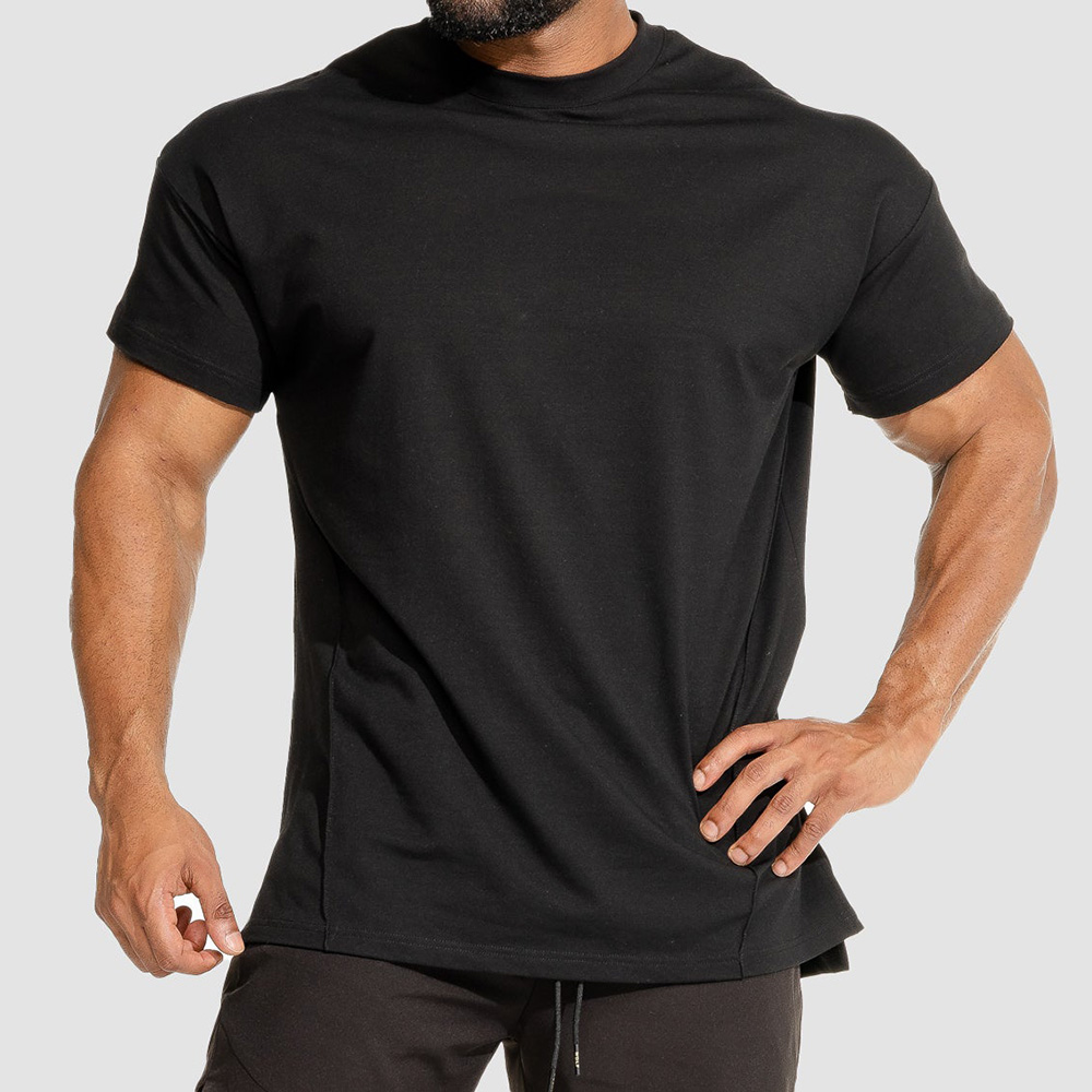 Black 95% Polyester & 5% Spandex Tshirt