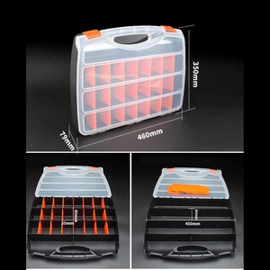 Nhựa bộ phận di động hộp công cụ vít linh kiện điện tử latticed Vật liệu phần cứng tổ chức hộp - Product Image 4