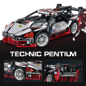 QS Manufactory Toy costruzione fai da te 2.4Ghz programmazione App a 4 canali Dual-Mode telecomando modello di auto Building Block Set giocattoli - Product Image 2