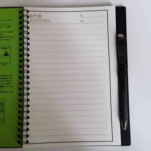 A5 B5 blocco note intelligente a spirale per notebook in carta lavabile cancellabile riutilizzabile impermeabile con penna - Product Image 5