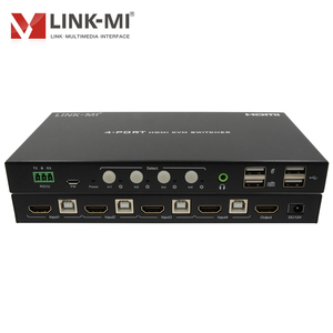4X1 <strong>KVM</strong> <strong>Switch</strong> 4K60Hz HDMI <strong>Switch</strong> Support Analog Audio Extraction 4 Ports HDMI USB <strong>Switch</strong> With Downscaler