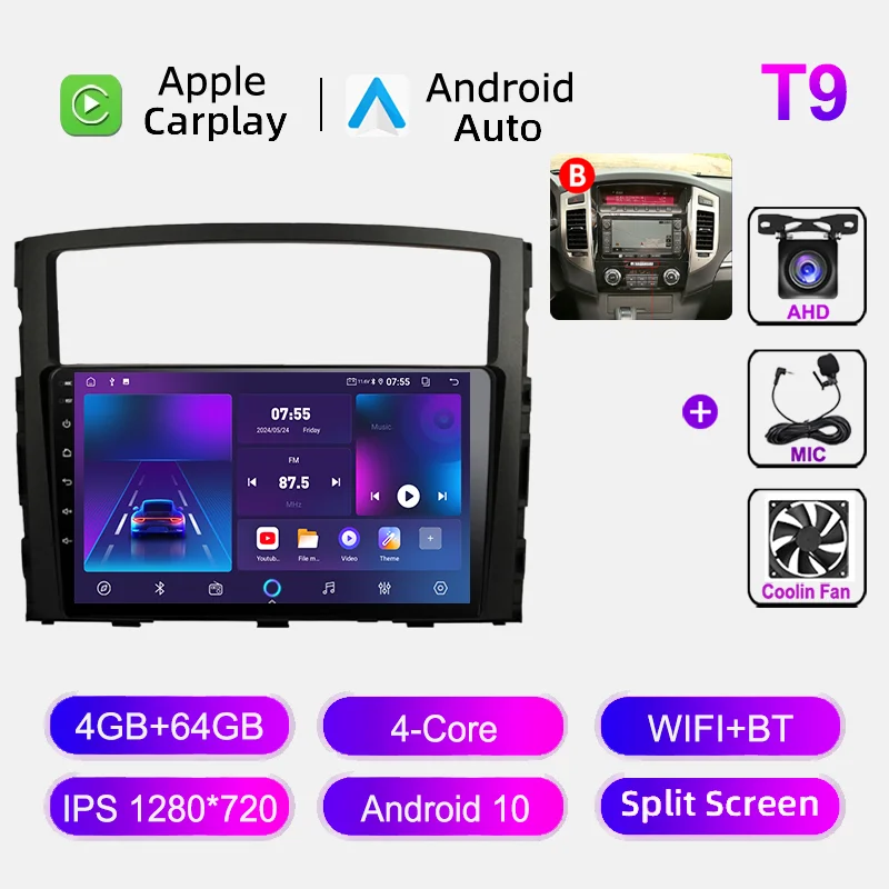 T9 4-64GB Cámara WIFI B