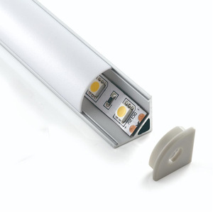 16*16mm Triangular Counter Display case <strong>LED</strong> Aluminum Slot <strong>LED</strong> Wall Lamp Solid Profile Light - Product Image 1