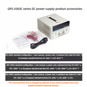 Gwinstek רב ערוצית dc מוסדר אספקת חשמל GPS-2303C-3303C-4303C הניתנים לתכנות ליניארי 30v3a