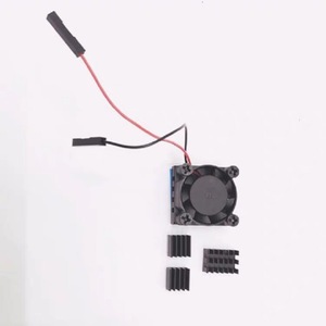 コンピューター用のアルミニウムヒートシンクを備えたベストセラーのRaspberryPi 4モデルB冷却ファン