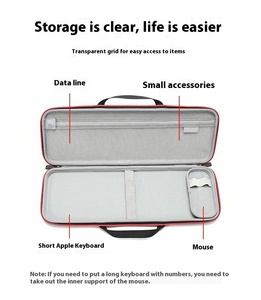 Eway Kabellose Bluetooth EVA Schwarze Tastaturhülle mit Stoßfester Aufbewahrungstasche für Produktivität Unterwegs - Product Image 4