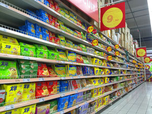 Espositore per caramelle in metallo gancio per espositore per griglia metallica per supermercato di buona qualità