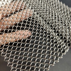 SS316 Spiral <strong>Wire</strong> Chain Link Metal <strong>Mesh</strong> Curtain Wall Waterfall System <strong>Mesh</strong> - Product Image 1