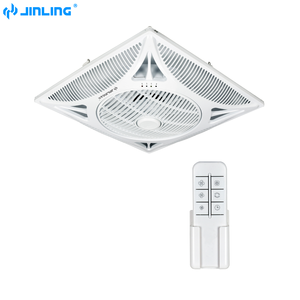 220伏现代办公吊扇14英寸低噪音电箱平齐安装吊扇，带遥控器 - Product Image 2