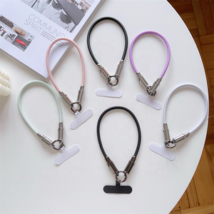 Multi Charger 30cm Data USB Nylon Cable <strong>2</strong> <strong>in</strong> <strong>1</strong> USB C to C Charging Cable 60W 3A Fast Charging Wrist Strap Lanyard USB Cable - Product Image 2