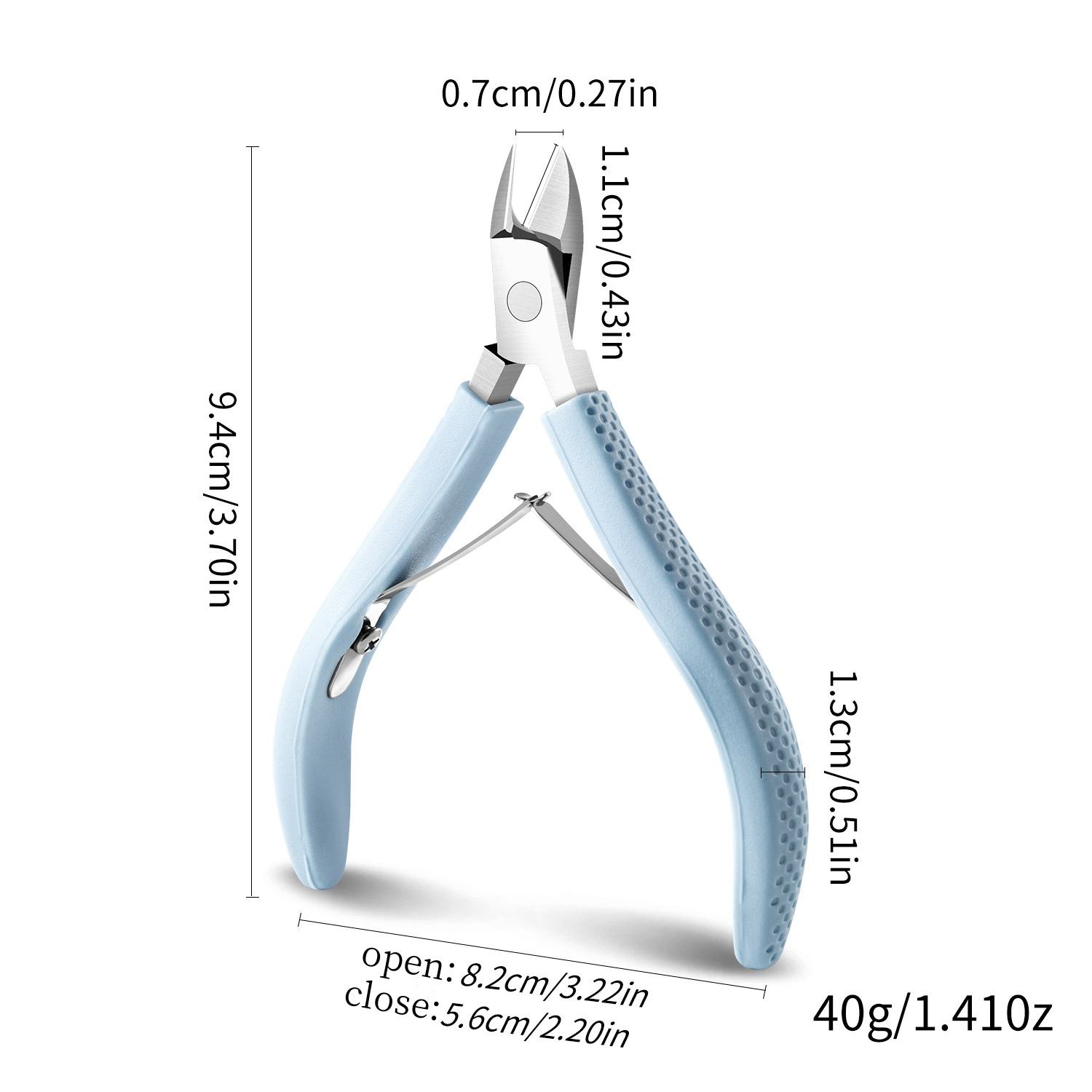 Sky Blue silicone handle