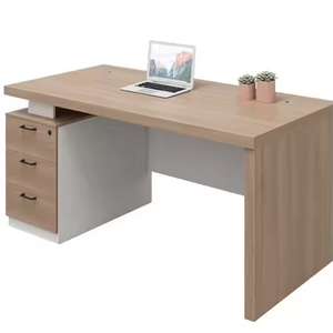 Modern Simple Wooden <strong>Computer</strong> <strong>Table</strong> Single Position Home Office Desk Simple Single Desk and Chair for Board Staff Clerk - Product Image 2