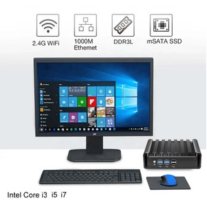Taşınabilir kişisel Mini Pc Core i3 i5 i7 29HD-MI VGA 4K HTPC fansız Computadoras minipc ofis bilgisayar - Product Image 6