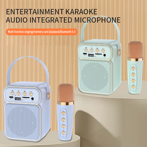 Inalámbrico portátil para altavoz Bluetooth con micrófono para karaoke de sonido envolvente para uso en computadora - Product Image 4