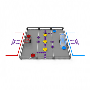 Программируемый робот VEX V5 276-7002, усиление металлического материала Super Race