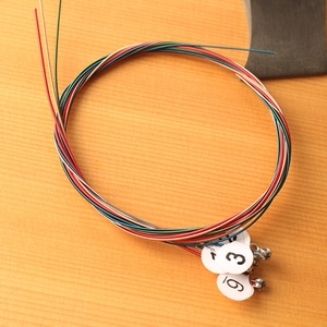 Suministro directo de fábrica, cuerda de rumores populares, cuerda de guitarra de madera, juego de embalaje independiente, accesorios de guitarra de cuerda - Product Image 1