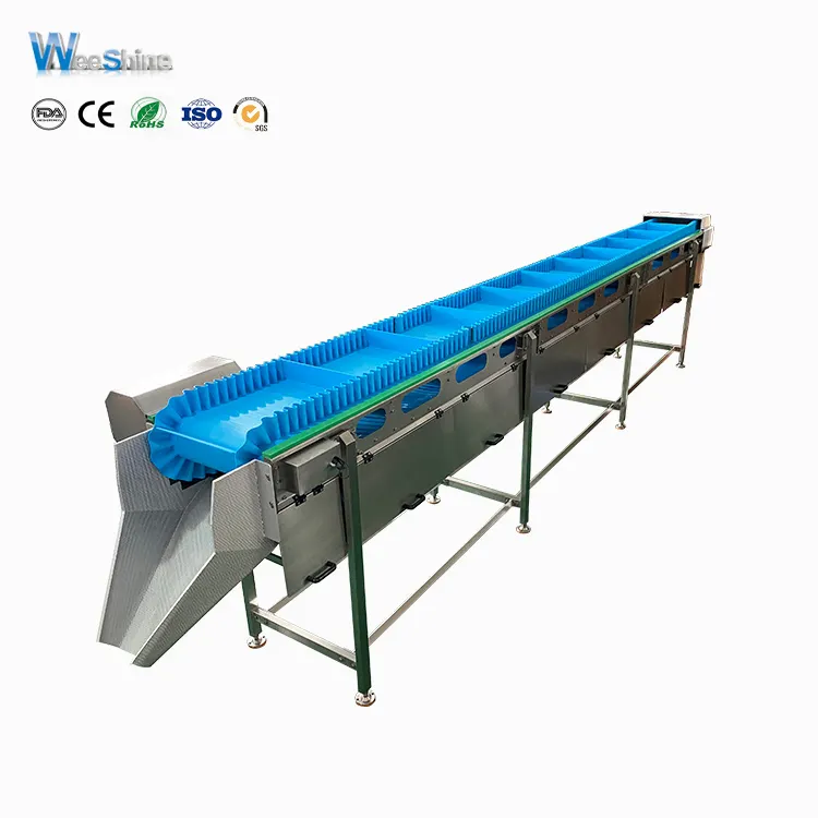 WEESHINE 항균 세척이 쉬운 수평 컨베이어 유연한 곡물 컨베이어 벨트