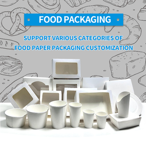Kraft <strong>Paper</strong> Box Pastry Dessert Cake <strong>Rectangular</strong> Takeaway Sushi <strong>Tray</strong> with Clear Lid - Product Image 5