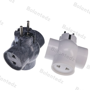 European <strong>Plug</strong> 3-way <strong>Plug</strong> /socket <strong>16A</strong> 2p 250V EU Wall Socket Adapter German French Russian Electrical <strong>Plug</strong> and Socket - Product Image 3
