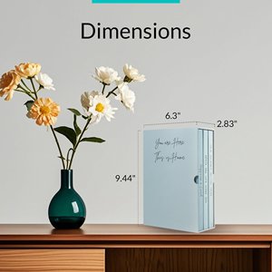 Custom Hardcover Blank Page Faux Coffee Table <strong>Books</strong> Factory Made Decorative <strong>Book</strong> Set 3 Real Noteooks in Slipcase - Product Image 2
