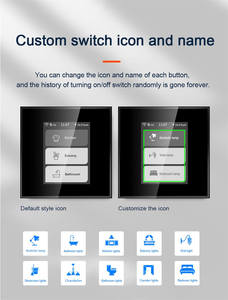 Lanbon Smart domotica sistema L8 LCD Smart Switch supporto Homekit Tuya WiFi maglia Zigbee voce con Google casa Alexa & Siri - Product Image 4