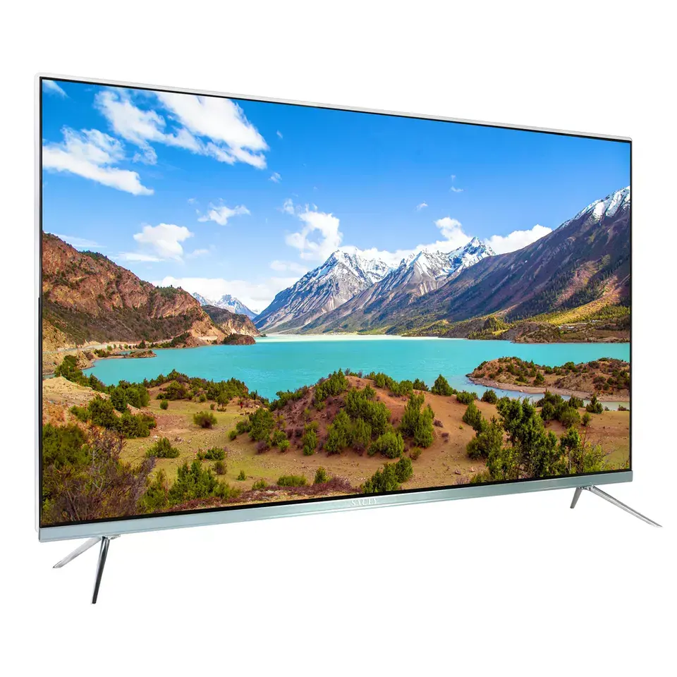 OEM/ODM marka fabrika toptan Led 55 inç akıllı Tv 4k Ultra Hd Android televizyon Lcd 43/50/65 düz ekran Tv