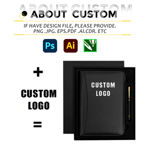 Commercio all'ingrosso in pelle personalizzata Set di taccuini A5 Notebook A5 Business Notepad ufficio regalo personalizzato Set di taccuini con LOGO personalizzato - Product Image 3