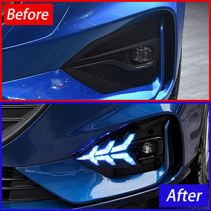 อุปกรณ์เสริมรถยนต์สำหรับ Ford Focus 2018-2020, กันชนหน้าอัปเกรดไฟ LED เวลากลางวันพร้อมปลั๊กแอนด์เพลย์ - Product Image 3