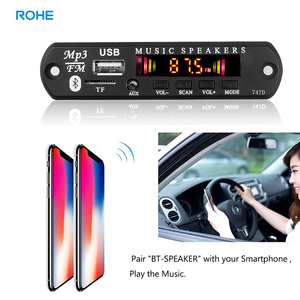 MP3-плеер 12 В * 50 Вт декодер плата цветной экран Bluet00th 5,0 усилитель TF радио USB записывающий модуль для автомобильного аудио DIY Speakerrol - Product Image 5