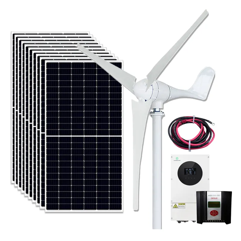 Ветряные и солнечные гибридные энергетические системы Солнечные энергетические продукты Солнечные ветряные энергетические системы