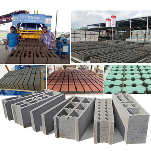 Multi-Hollow blocco che fa la macchina QT4-15S automatica per la fabbricazione di mattoni con Pallet elevatore e blocco Stacker per il costo della manodopera - Product Image 6