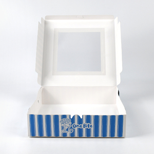 Bán buôn tùy chỉnh rõ ràng cửa sổ bánh hộp với logo | cao cấp tráng miệng/bánh/Pastry bao bì cho cửa hàng bánh & sự kiện - Product Image 6