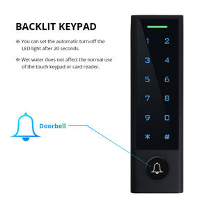 IP66 12V-18V Outdoor Waterproof Tuya App <strong>Keyboard</strong> for Access Control with Doorbell - Product Image 6