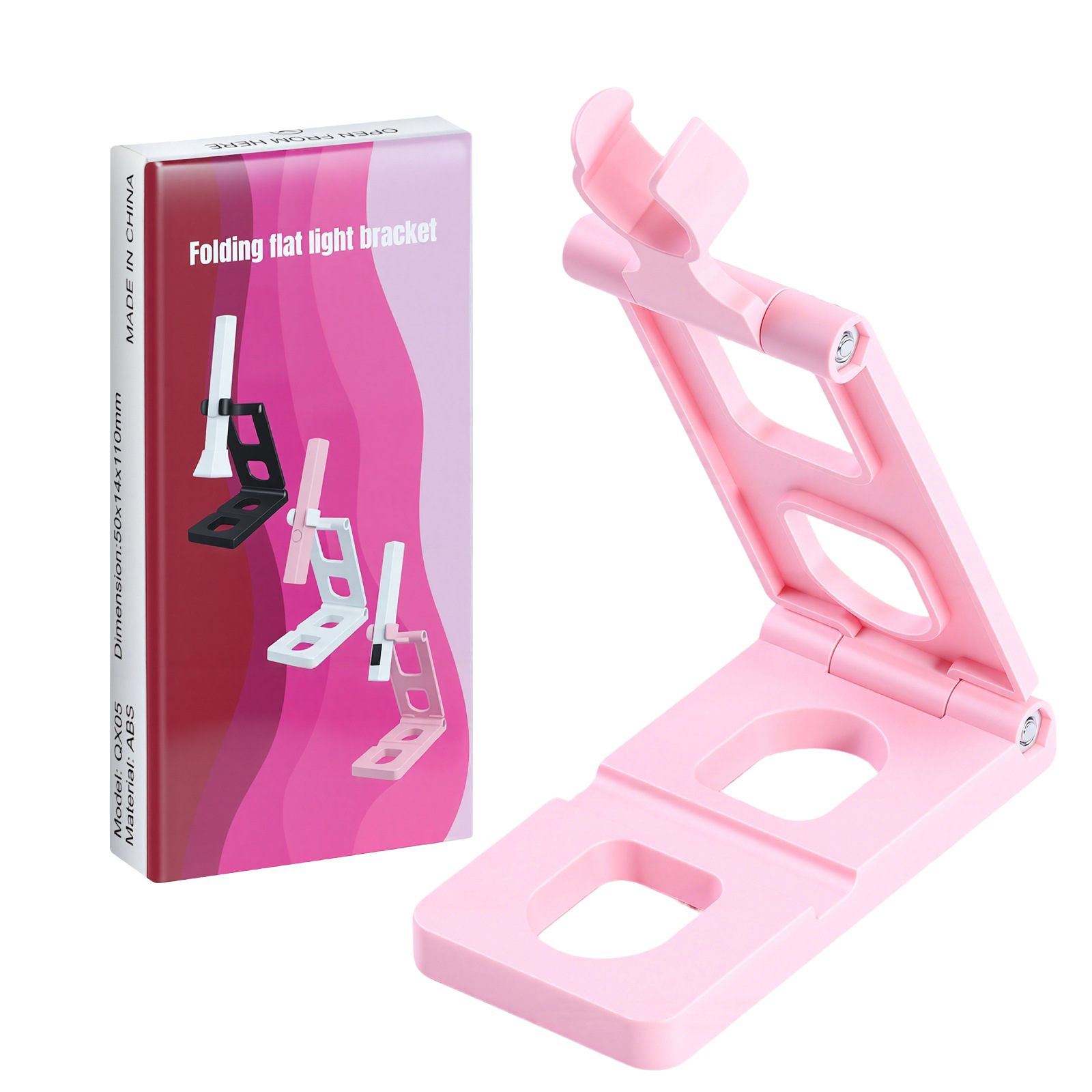 Support pliable à LED unique rose