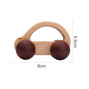 Obral besar mainan balok susun Puzzle mainan kayu Montessori mobil warna <span class=keywords><strong>Mini</strong></span> - Product Image 5