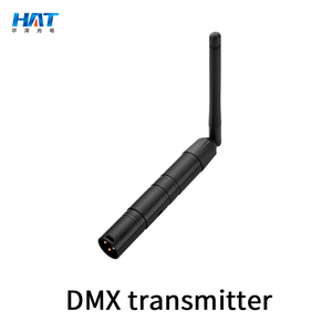 Hoed Zwart Draadloos 2.4G Dmx512 Afstandsbediening Zender Ontvanger Met Geschikt Voor Podiumverlichting En Consoles - Product Image 3