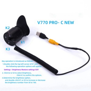 Micro Display Fpv Mon okular Modul Vision V770 PRO a C 0,39 Zoll 1024*768 Kopf montiert für Nachtsicht, Sucher, thermisch - Product Image 4
