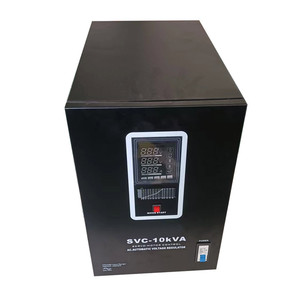 SVC tek fazlı AC dijital bakır Servo Motor otomatik voltaj regülatörü sabitleyici AVR 1KVA 50KVA kapasiteleri - Product Image 1