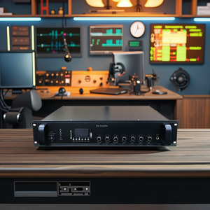 High Power Integrated <strong>Pro</strong> Amplifier Auto Mono Block Kit with <strong>Mixer</strong> Channel Broadcast Power Amplifier Metal Shell