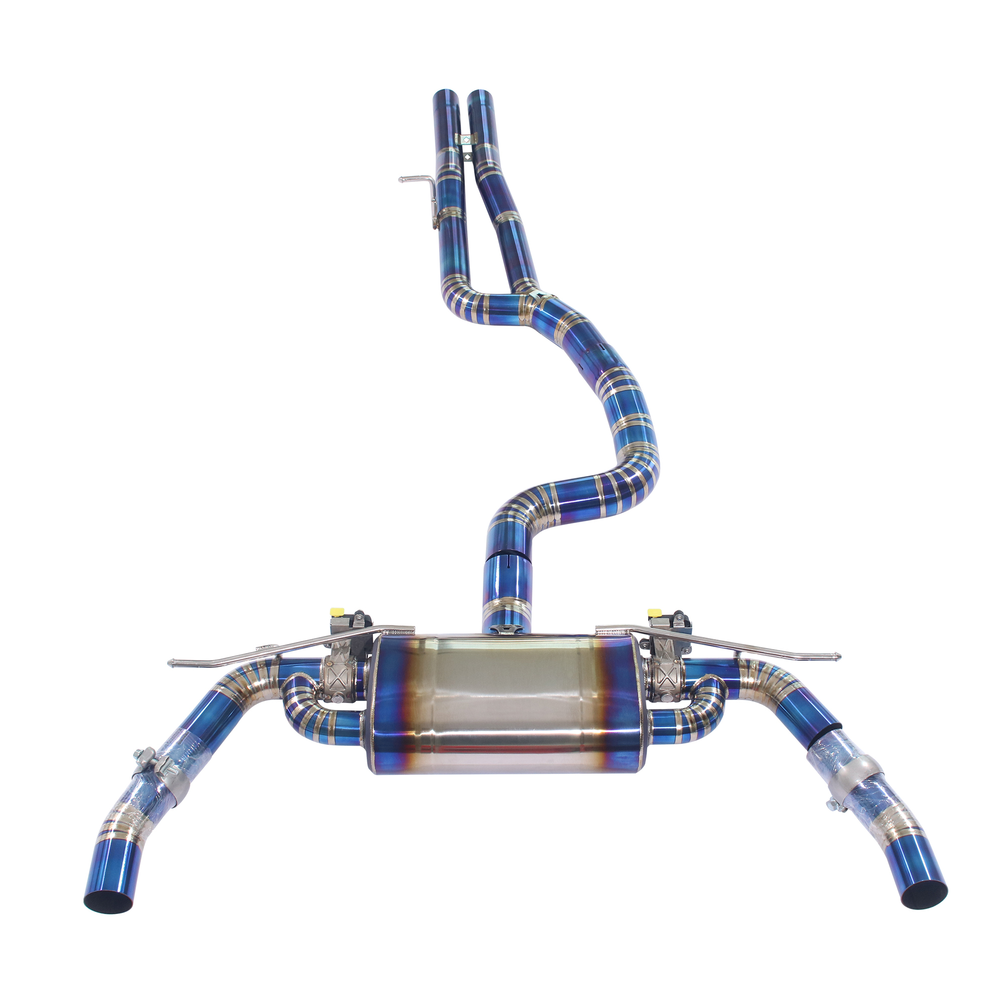 Titanium Valvetronic Exhaust Catback with 4 TIPS