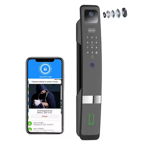 Güvenlik parmak izi akıllı kilitler Anti hırsızlık ev kapı kilidi WIFI Tuya uzaktan kilidini elektronik otomatik Doolock - Product Image 4