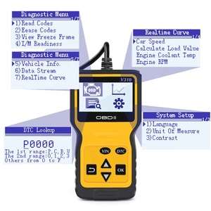 プロトコル用車OBD2スキャナーV-310自動チェックエンジンOBDIIEOBDコードリーダーPKELM327V1.5診断ツール障害診断 - Product Image 5